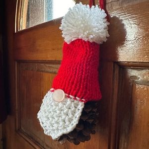 Santa Pinecone Gnomes: Handmade - Decor - Ornaments - Gifts - Christmas